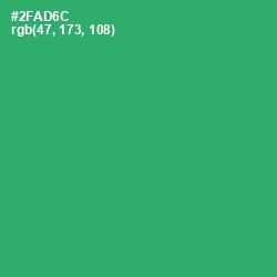 #2FAD6C - Eucalyptus Color Image