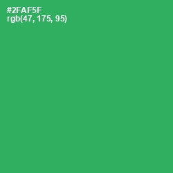#2FAF5F - Sea Green Color Image