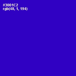 #3001C2 - Dark Blue Color Image