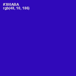 #300ABA - Blue Gem Color Image