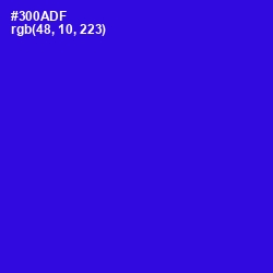 #300ADF - Dark Blue Color Image