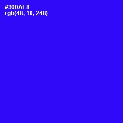 #300AF8 - Blue Color Image