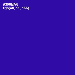 #300BA6 - Blue Gem Color Image