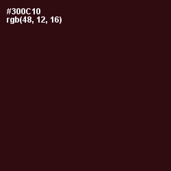 #300C10 - Aubergine Color Image