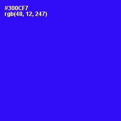 #300CF7 - Blue Color Image