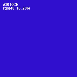 #3010CE - Dark Blue Color Image