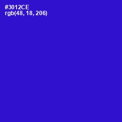 #3012CE - Dark Blue Color Image