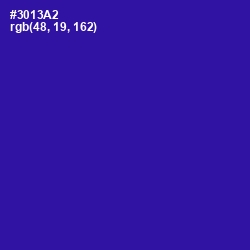 #3013A2 - Blue Gem Color Image