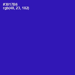 #3017B6 - Governor Bay Color Image
