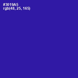 #3019A5 - Blue Gem Color Image