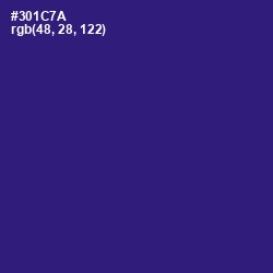 #301C7A - Persian Indigo Color Image