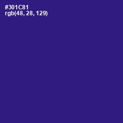 #301C81 - Blue Gem Color Image