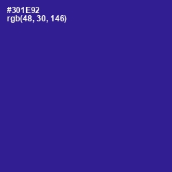 #301E92 - Blue Gem Color Image