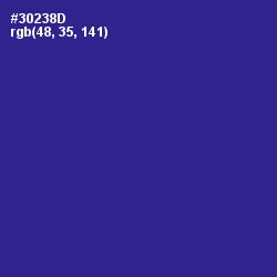 #30238D - Jacksons Purple Color Image