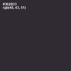 #302B33 - Blackcurrant Color Image