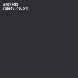 #302E33 - Blackcurrant Color Image