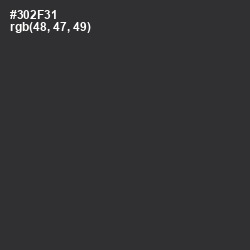 #302F31 - Blackcurrant Color Image