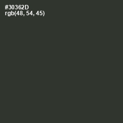 #30362D - Birch Color Image