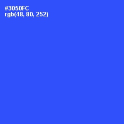 #3050FC - Blue Ribbon Color Image
