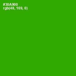 #30A900 - La Palma Color Image