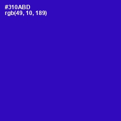 #310ABD - Blue Gem Color Image