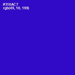 #310AC7 - Dark Blue Color Image