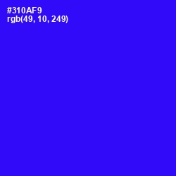 #310AF9 - Blue Color Image