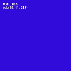 #310BDA - Dark Blue Color Image