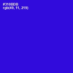 #310BDB - Dark Blue Color Image