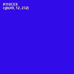 #310CE8 - Blue Color Image