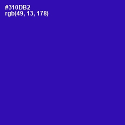 #310DB2 - Blue Gem Color Image