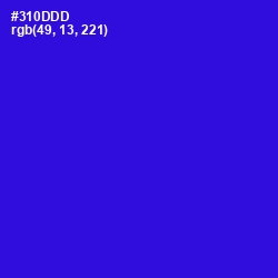 #310DDD - Dark Blue Color Image