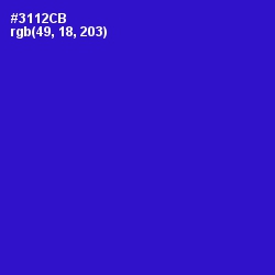 #3112CB - Dark Blue Color Image