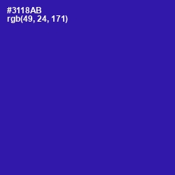 #3118AB - Blue Gem Color Image