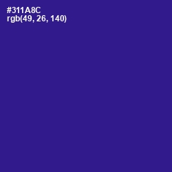 #311A8C - Blue Gem Color Image