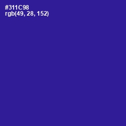 #311C98 - Blue Gem Color Image