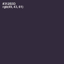 #312B3D - Blackcurrant Color Image