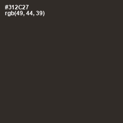 #312C27 - Thunder Color Image