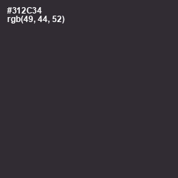 #312C34 - Blackcurrant Color Image