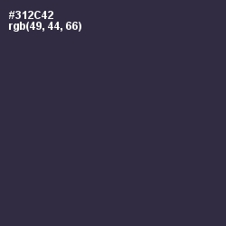 #312C42 - Tuna Color Image