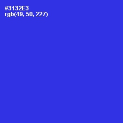 #3132E3 - Dark Blue Color Image