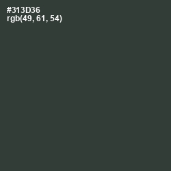 #313D36 - Tuatara Color Image