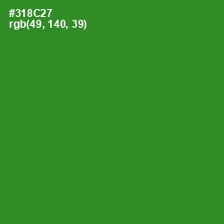 #318C27 - Forest Green Color Image