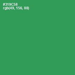 #319C58 - Sea Green Color Image