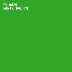 #31A629 - Forest Green Color Image