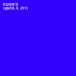 #3200FB - Blue Color Image
