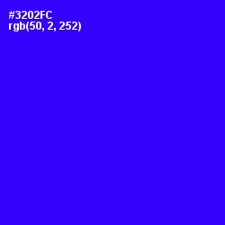 #3202FC - Blue Color Image