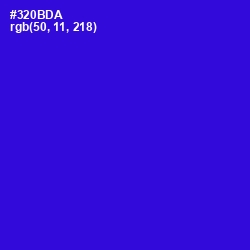 #320BDA - Dark Blue Color Image