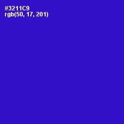 #3211C9 - Dark Blue Color Image