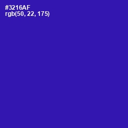 #3216AF - Blue Gem Color Image